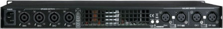 DAP-Audio Qi-4400 Προενισχυτής PA 4.0 Καναλιών 1600W/8Ω D4531