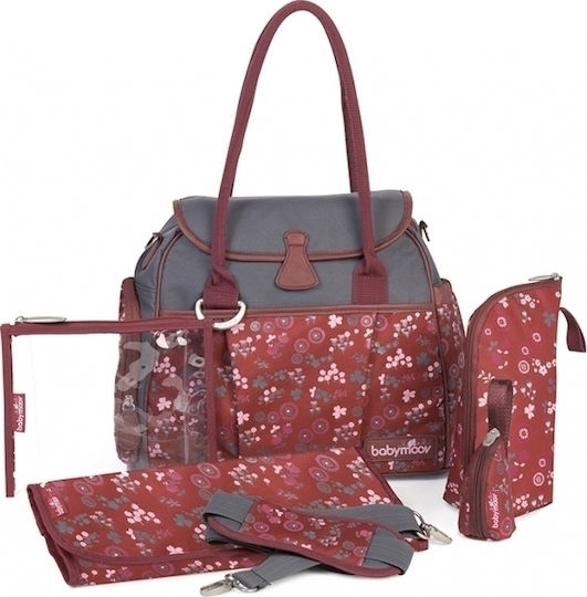 Babymoov Τσάντα-Αλλαξιέρα Ώμου/Χειρός Style Bag Μπορντό