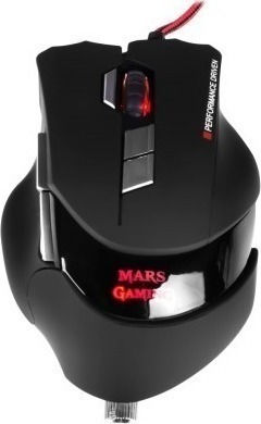 Mars Gaming MM3 Laser Gaming Ποντίκι 16400 DPI Μαύρο