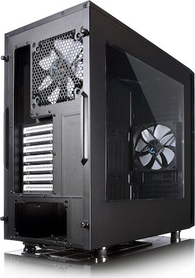 Fractal Design Define S Window Midi Tower Κουτί Υπολογιστή Μαύρο