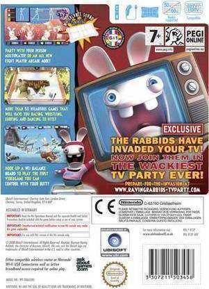 Rayman Raving Rabbids Petrecerea TV Joc Wii