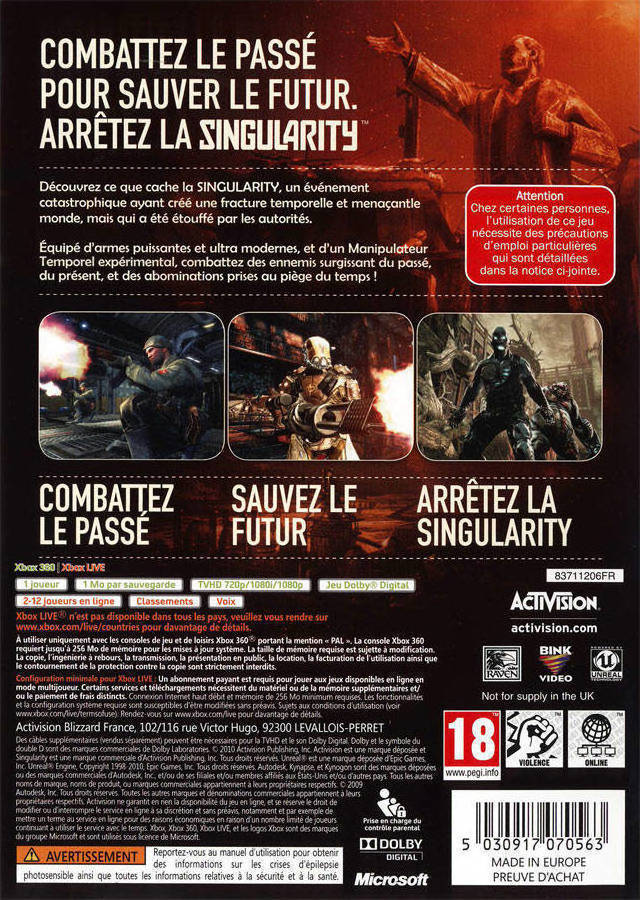Singularity XBOX 360 - Skroutz.gr