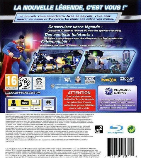 DC Universe Online PS3 Игра