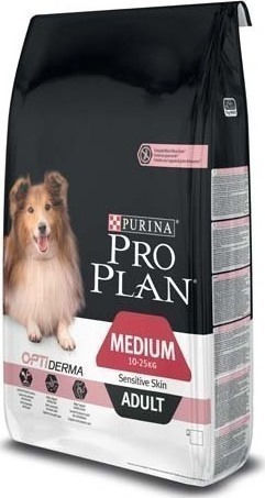 Pro Plan OptiDerma 3kg Dry Food for Adult Medium Breed Dogs with Salmon