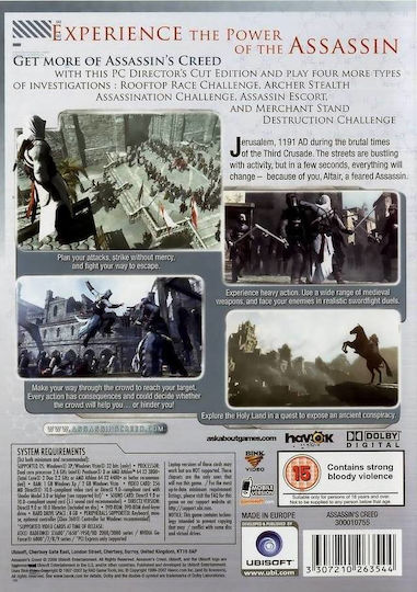Assassin's Creed Director's Cut Edition PC Game