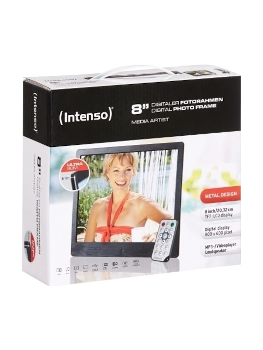 Intenso Media Artist 8'' Цифрова рамка 8" Резолюция 800x600 Черен 3917801