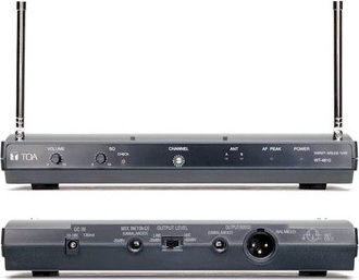 TOA WM-4310_WT-4810 Безжично Микрофон Πέτου, Clip On в Черен Цвят