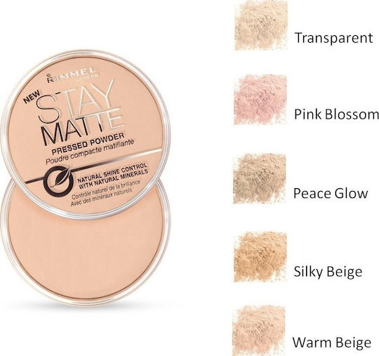 Rimmel Stay Matte Pressed Powder Powder 002 Pink Blossom 14gr