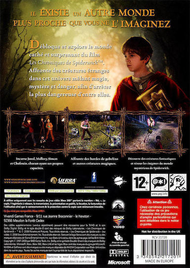 The Spiderwick Chronicles Xbox 360 Игра