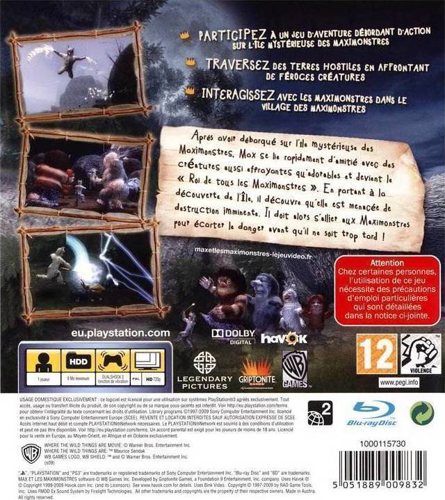 Where The Wild Things Are Walkthrough Part 1 (PS3, X360 ...