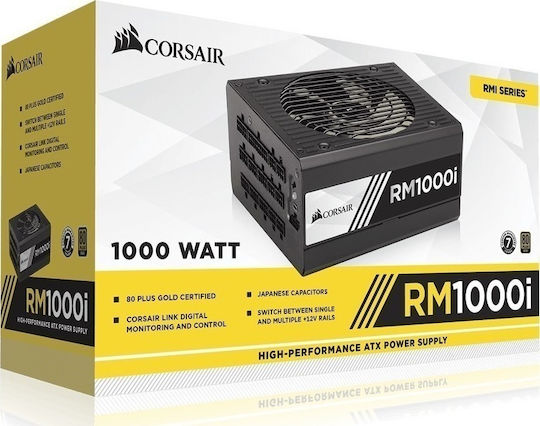 Corsair RMi Series RM1000i 1000W Full Modular 80 Plus Gold
