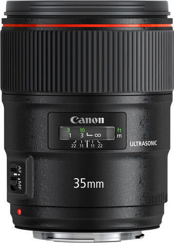 Canon Cadru complet Obiectiv Foto 35mm f/1.4 L II USM Unghi larg pentru Montura Canon EF Black