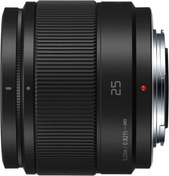 Panasonic Crop Φωτογραφικός Φακός Lumix G 25mm f/1.7 Σταθερός για Micro Four Thirds (MFT) Mount Μαύρος