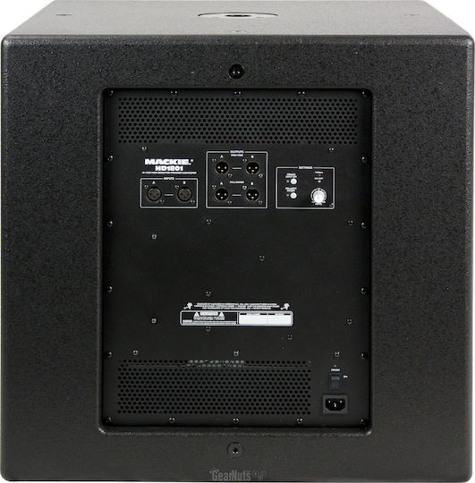 Mackie HD1801 Αυτοενισχυόμενο Subwoofer PA 1600W 18" 58.4x58.4x65.5εκ.