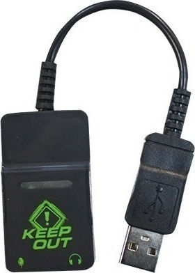 Keep Out HX8V2 Надушници Геймърски слушалки с връзка 3,5 мм / USB Черен
