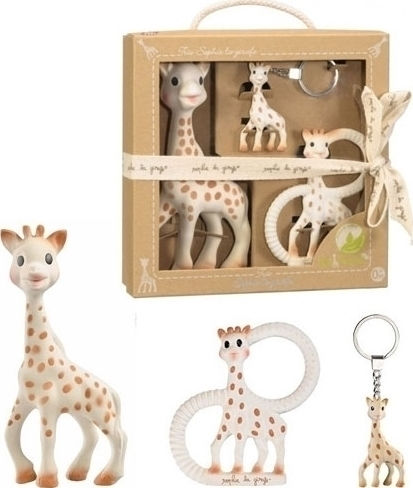 Sophie La Girafe Sophie the Giraffe Teething Relief made of Rubber for 3 m+ 3pcs