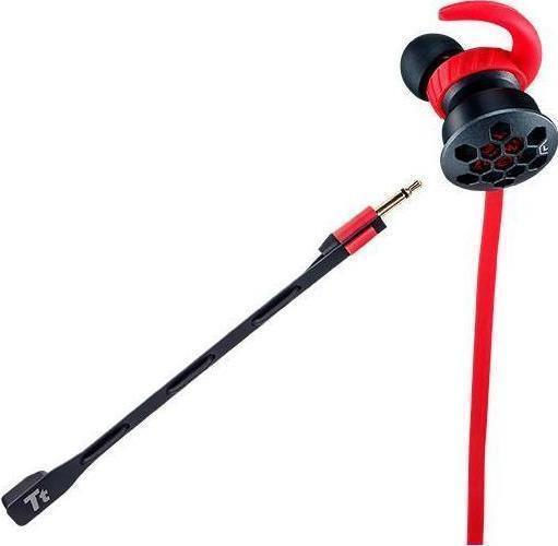 Thermaltake eSPORTS ISURUS PRO In Ear Gaming Headset με σύνδεση 3.5mm Κόκκινο