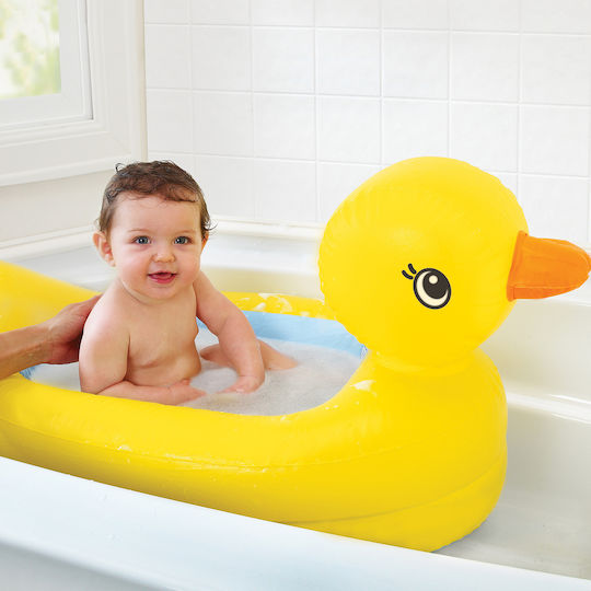 Munchkin Inflatable Baby Bath with Thermometer White