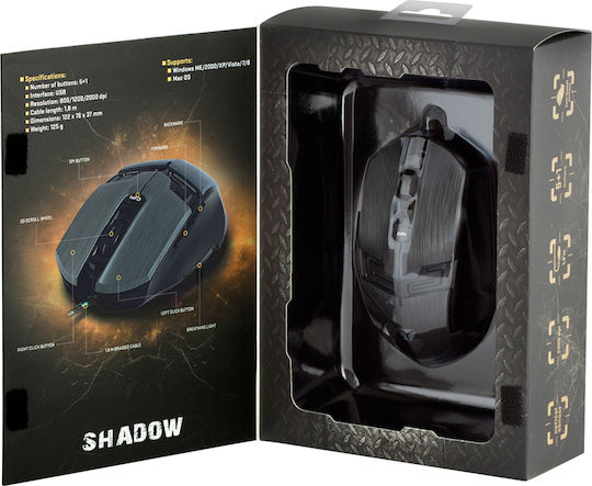 Yenkee Shadow YMS 3007 Gaming Ποντίκι Πράσινο