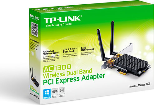 TP-LINK Wireless Card Wi‑Fi 5 (1300Mbps) PCI-e Card