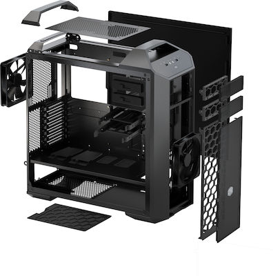 CoolerMaster Mastercase 5 Midi-Turm Computergehäuse Schwarz