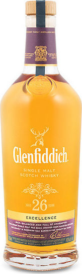 Excellence Old Single Malt Ουίσκι 26 Ετών Σκωτίας 43% 700ml