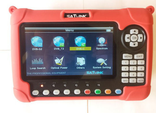 Satlink Electronical Signal Level Meter WS-6980 DVB-C / DVB-S / DVB-S2 / DVB-T / DVB-T2 with Screen 7"