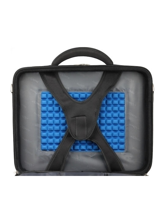 Natec Boxer Τσάντα Ώμου / Χειρός 15.6" Μαύρη
