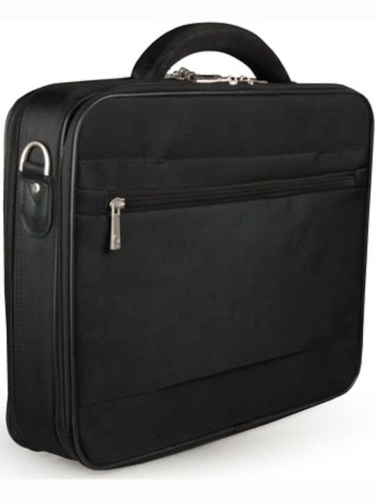 Natec Boxer Αδιάβροχη Τσάντα Ώμου / Χειρός για Laptop 15.6" σε Μαύρο χρώμα