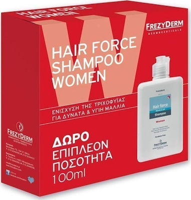 Frezyderm Hair Force Women Σαμπουάν Γενικής Χρήσης για Όλους τους Τύπους Μαλλιών 300ml