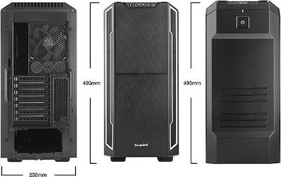 Be Quiet Silent Base 600 Midi Tower Κουτί Υπολογιστή Ασημί