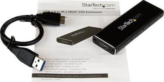StarTech Θήκη για Σκληρό Δίσκο M.2 SATA III με σύνδεση USB 3.0
