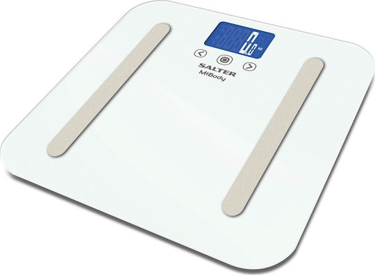 Salter Smart Bathroom Scale with Body Fat Counter & Bluetooth White 9154WH3R