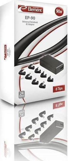 Element Universal Laptop Charger 90W 5A without Power Cord and Plug Set