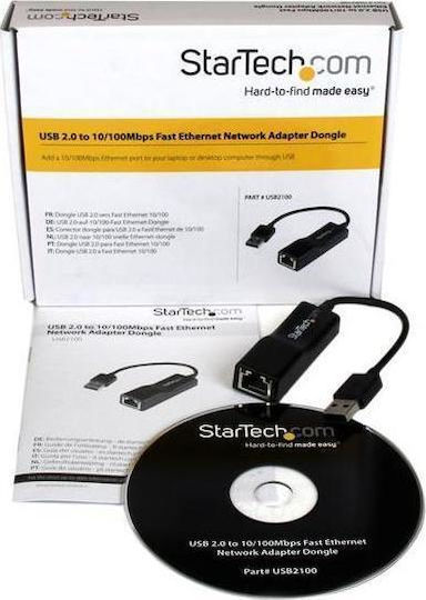 StarTech USB2100 Αντάπτορας Δικτύου USB με Ενσύρματη Σύνδεση Ethernet
