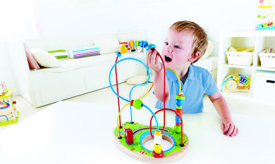 Hape Baby-Spielzeug Playground Pizzaz aus Holz für 24++ Monate