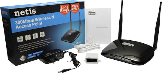 Netis WF2220 Access Point Wi‑Fi 4 Single Band (2.4GHz)