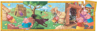 Kids Puzzle Τα Τρία Γουρουνάκια for 3++ Years 24pcs Djeco