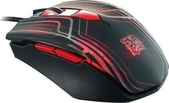 Thermaltake eSports Talon RGB Gaming Ποντίκι 3000 DPI Μαύρο