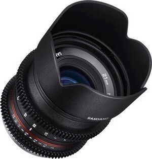 Samyang Φωτογραφικός Φακός 21mm T1.5 ED AS UMC CS (Canon M) Wide Angle για Canon EF-M Mount Μαύρος
