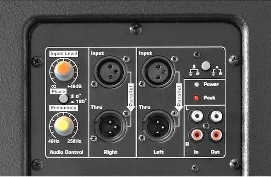 Vonyx SWP18 Pro 170.826 Autoîntăritor Subwoofer PA 600W 18" 43.5x55x61.5cm.