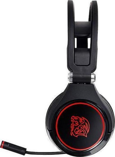 Thermaltake CRONOS AD Über Ohr Gaming-Headset mit Verbindung 3,5mm / USB Schwarz