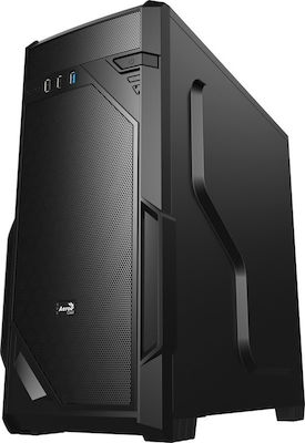 Aerocool VS-1 Window Midi Tower Компютърна кутия Черен