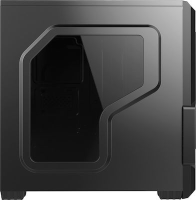 Aerocool VS-1 Window Midi Tower Компютърна кутия Черен