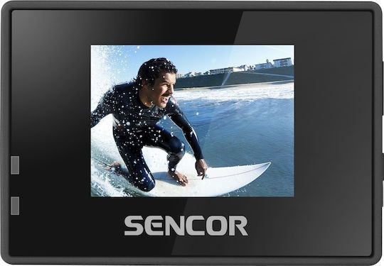 Sencor 3CAM 5200W Action Camera Full HD (1080p) Υποβρύχια (με Θήκη) και Wi-Fi Μαύρη