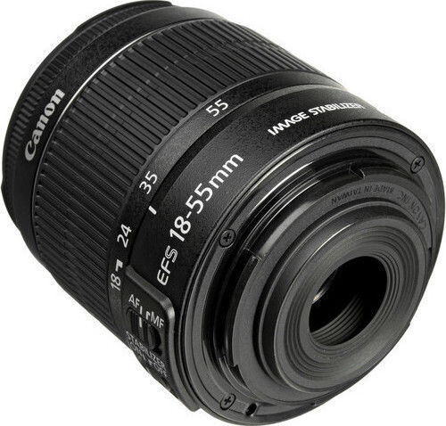 Crop Φωτογραφικός Φακός EF-S 18-55mm f/3.5-5.6 IS II Standard Zoom για  EF-S Mount Μαύρος