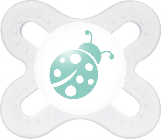 Mam Start Orthodontic Pacifiers Silicone Ivory & Opaque for 0-2 months 2pcs