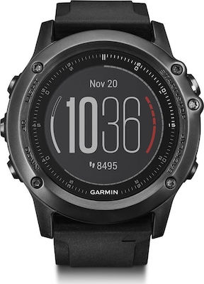 Garmin Fenix 3 Sapphire HR 51mm Smartwatch mit Pulsmesser (Gray)