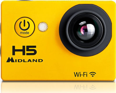 Midland H5 WiFi Action Kamera Full HD (1080p) Unterwasser (mit Gehäuse) mit WiFi mit Bildschirm 1.5"