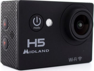Midland H5 WiFi Action Kamera Full HD (1080p) Unterwasser (mit Gehäuse) mit WiFi mit Bildschirm 1.5"